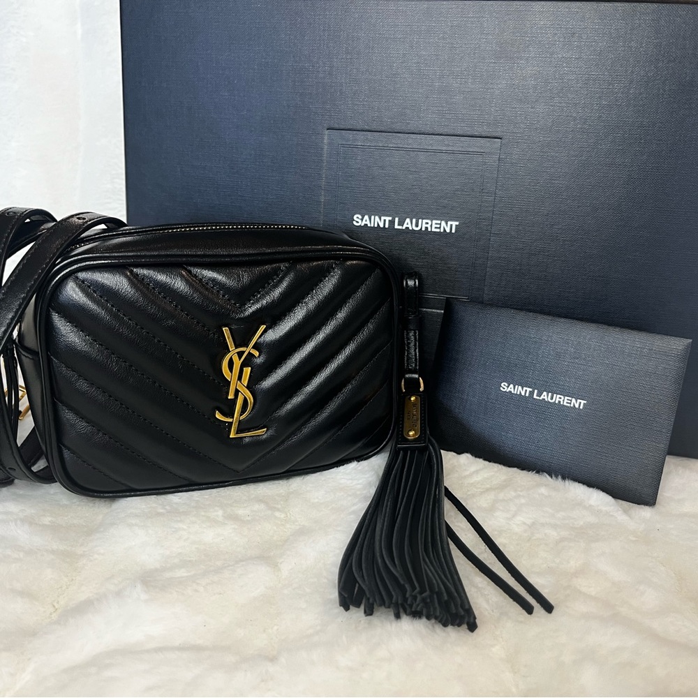 Yves Saint Laurent Quilted Belt Bag - Black